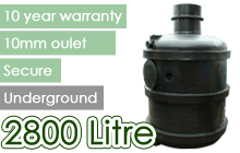 2800 Litre Underground Oil Tanks 