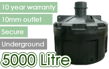 5000 Litre Underground Oil Tank