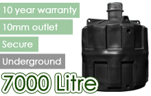 7000 Litre Underground Oil Tank